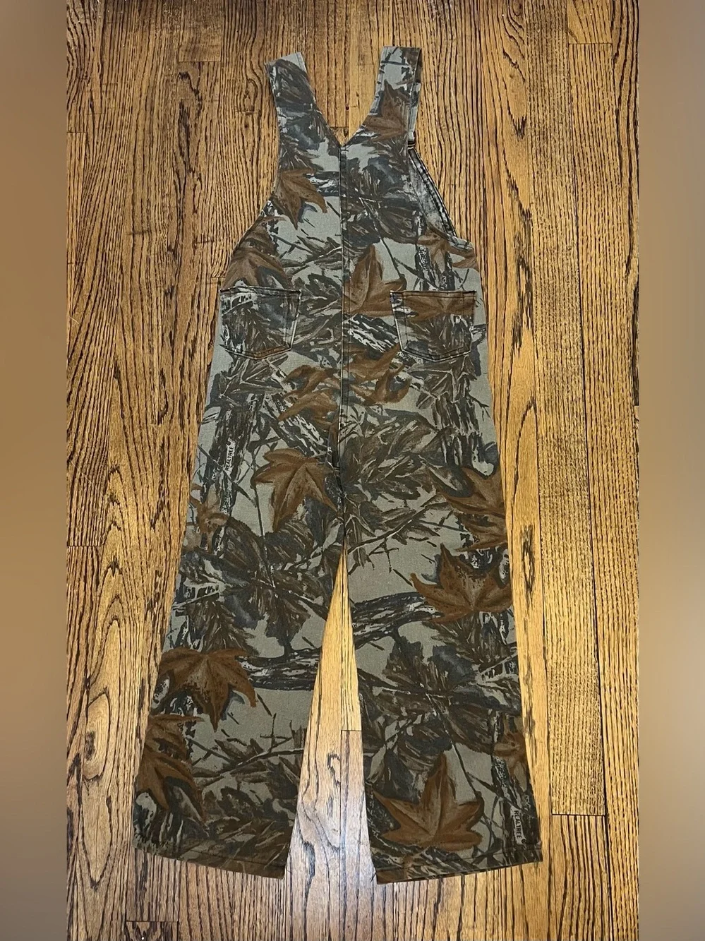 VTG USA Made Kids 6X Liberty Realtree Camo Overalls Outdoor Unisex Boy Girl Hunt